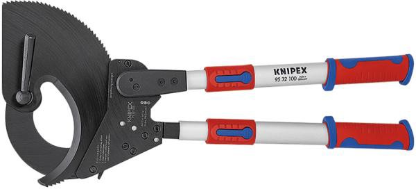 クニペックス KNIPEX 9532-100 ケーブルカッター(ラチェット式) 820MMの通販は 93,163円
