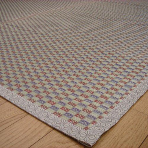 イケヒコ 純国産 い草花ござ 『西条』 ベージュ 江戸間4.5畳(約261×261cm)  4100154 1個の通販は
