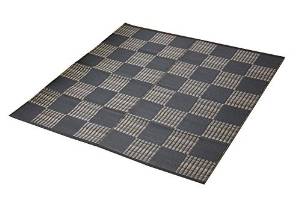 イケヒコ 洗える PPカーペット 『ウィード』 ブラック 江戸間8畳(約348×352cm)