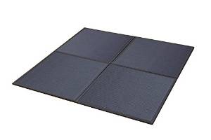 イケヒコ 水拭きできる ポリプロピレン 置き畳 ユニット畳 『スカッシュ』 ブラック 82×82×1.7cm(6枚1セット) 軽量タイプ