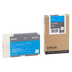 EPSON エプソン インクカートリッジL シアン PX-B500専用 (ICC54L)