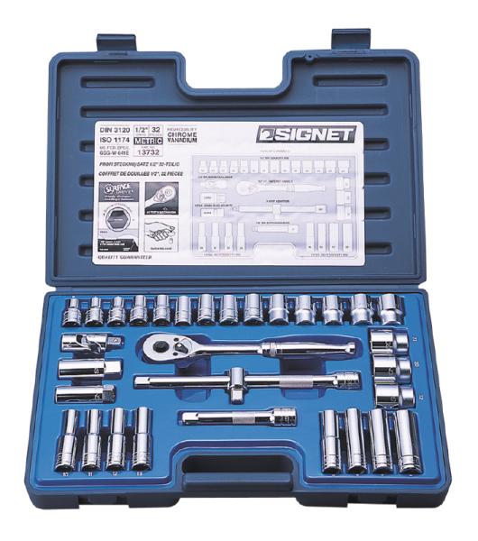 SIGNET(シグネット) 13732 1/2DR 32PC MM ソケットレンチセット 13732