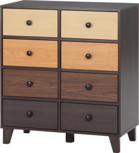 FUJIBOEKI 不二貿易 ウッドグラデーション チェスト【96302】 北海道、沖縄、離島配送不可の通販はその他寝具