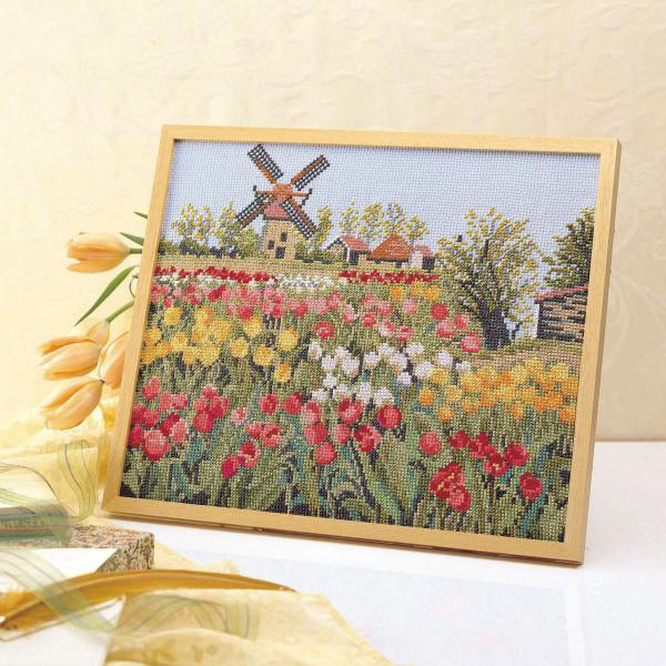 オリムパス製絲 ししゅうキット 7124(ブルー) ヨーロッパ浪漫街道 オランダの休日 (4432g) 4,942円