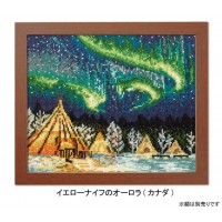 オリムパス製絲 オリムパス 一度は訪れたい世界の名所 イエローナイフのオーロラ(カナダ) 7440 (0600br)