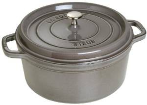 staub (ストウブ) ストウブ ピコ・ココット ラウンド16cmグレー40509-479【RST4734】