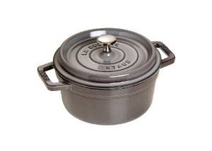 staub (ストウブ) ストウブ ピコ・ココット ラウンド20cmグレー40509-304【RST4736】