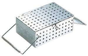 三宝産業 UK18-8パンチングスプーン消毒かごS【ASY911】