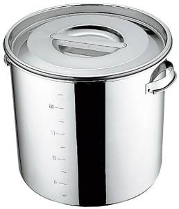 三宝産業 UK18-8目盛付 キッチンポット33cm【AKTA820】