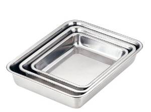 三宝産業 HACCP ステンレス 角バット8枚取【ABTI202】