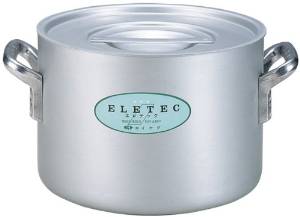 イケダ エコクリーン アルミ エレテック半寸胴鍋24cm【AEK6701】