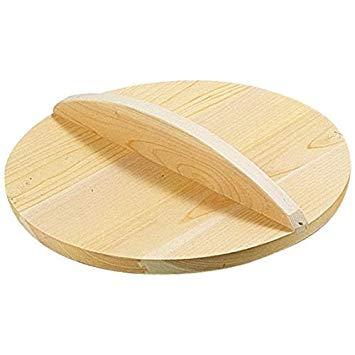 雅漆工芸 厚手サワラ木蓋 (鉄餃子鍋45cm用)48cm用【AKB02048】