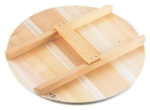 雅漆工芸 厚手サワラH型取手木蓋60cm用【AKB03060】