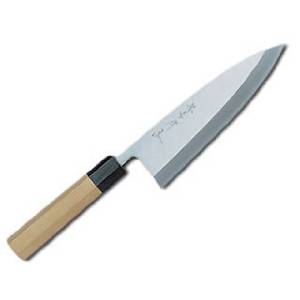 青木刃物製作所 堺孝行 シェフ和庖丁 銀三鋼 出刃22.5cm【ASE04040】
