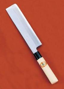 青木刃物製作所 堺孝行 霞研 薄刃22.5cm【ATK31066】