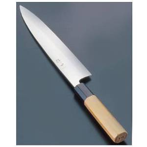 TKG テイケイジイ 遠藤商事 酔心 イノックス本焼和庖丁 身卸出刃24cm 45076【ASI5401】の通販は