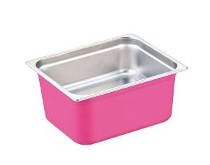 TKG テイケイジイ 遠藤商事 DO-EN18-8カラーGNパン1/2 150mm ピンク【AGS2613】の通販は 7,166円