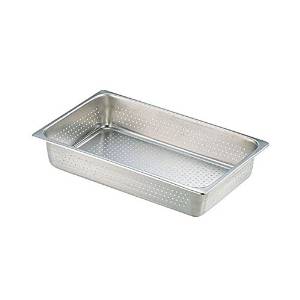 本間製作所 18-8穴明ホテルパン1/1 65mm 95112【AHT04021】