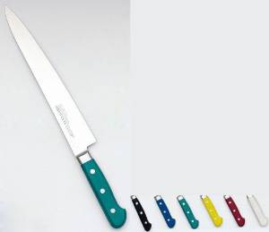 Style 堺實光 STD抗菌PC 筋引(両刃)27cm 青 56012【AZT7108】の通販は