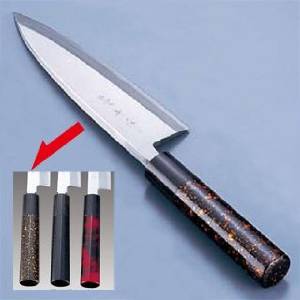 インテックカネキ 歌舞伎調和庖丁 忠舟 出刃19.5cm 黒金茶【ATD0210】の通販は 14,923円