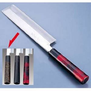 インテックカネキ 歌舞伎調和庖丁 忠舟 薄刃19.5cm 黒金茶【ATD0304】