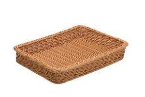 萬洋 樹脂製太渕ディスプレイかご 茶特大 91-022A【WKG3401】