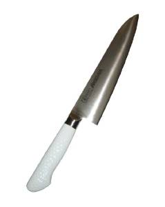 ハセガワ 抗菌カラー庖丁 牛刀 24cmMGK-240 ホワイト【AKL09241B】