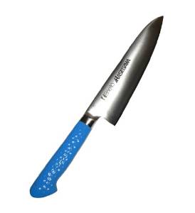 長谷川化学工業 抗菌カラー庖丁 牛刀 18cmMGK-180 ブルー【AKL09184H