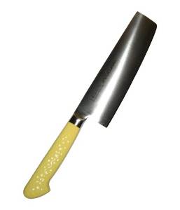 長谷川化学工業 抗菌カラー庖丁 菜切 18cmMNK-180 イエロー【AKL1018YE】