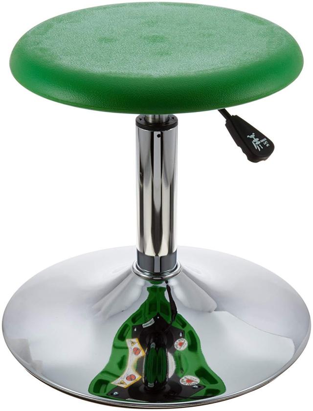 ルネセイコウ コーン ブロースツール CNP-3750  グリーン/クロームメッキの通販は 13,412円