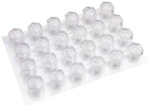 EBM ライトキューブ・クリスタル 標準輝度(24個入) イエロー【PLI4303】