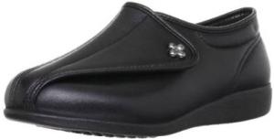 アサヒシューズ 快歩主義L011  ブラックスムース  24.5 KS21041BA