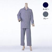 神戸生絲 紳士楽らくパジャマ(スムース)  NO47  グレー  L