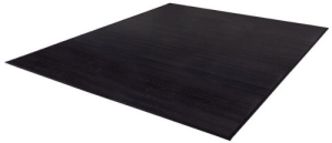 イケヒコ 竹カーペット 無地 糸なしタイプ 『ユニバース』 ブラック 180×220cm
