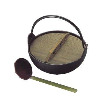 中部コーポレーション トキワ やまが鍋(内茶ホーロー仕上)24cm(杓子付)【QYM02024】