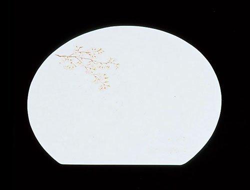 ヤマコー 尺3半月枯淡懐石まっと(100枚入)桜【QKI49】