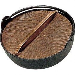 東伸販売 五進 アルミ田舎鍋(シリコンフッ素加工)24cm【QIN10024】