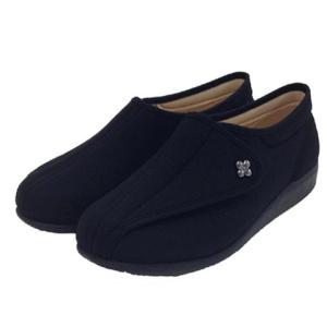 アサヒシューズ 快歩主義L011-5E ブラックストレッチ 22.0 KS23143-