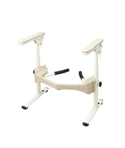 ARONKASEI アロン化成 アロン化成 安寿 洋式トイレ用フレームSUS-はねあげR2 プラスチック製ひじ掛けタイプ