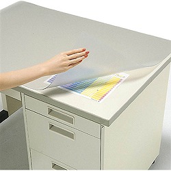 コクヨ デスクマット軟質再生オレフィン系樹脂 つや消しS下敷無902x622 (マ-717)