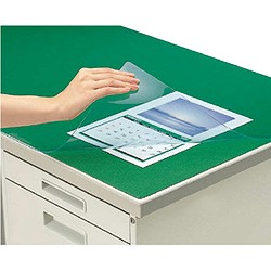 KOKUYO コクヨ コクヨ デスクマット 軟質(塩化ビニル) 非転写 下敷き付 1357×622 マ-413G