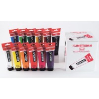 サクラクレパス AMSTERDAM アムステルダム アクリリックカラー120ml 12色ANセット AAC♯12SETAN 498779 (8093bg)