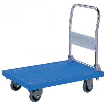 COMOLIFE コモライフ 三甲 サンコー 静か台車クリーンSM(オリタタミ) 805408-10 ブルー (1643bd)