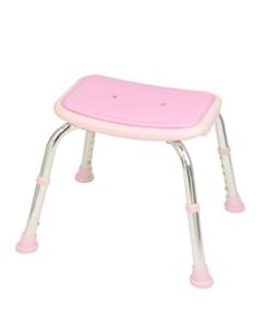 幸和製作所 テイコブシャワーチェア(背無) BSOC02 ピンク BSOC02PK