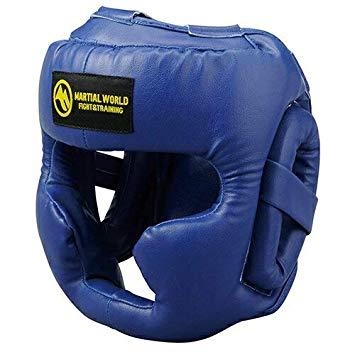 マーシャルワールドジャパン HG50-BU プロ仕様スパーリングヘッドガード・一般用・青【新ロゴでの手配となります】の通販は 5,810円