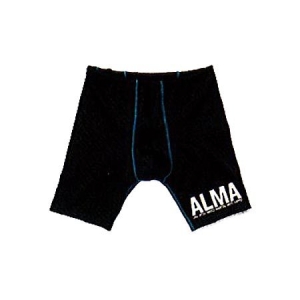 マーシャルワールドジャパン ALSH-L-WH スパッツ 黒×青 L【新ロゴでの手配となります】