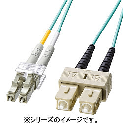 SANWASUPPLY サンワサプライ サンワサプライ OM3光ファイバケーブル LCコネクタ-SCコネクタ 5m HKB-OM3LCSC-05Lの通販は