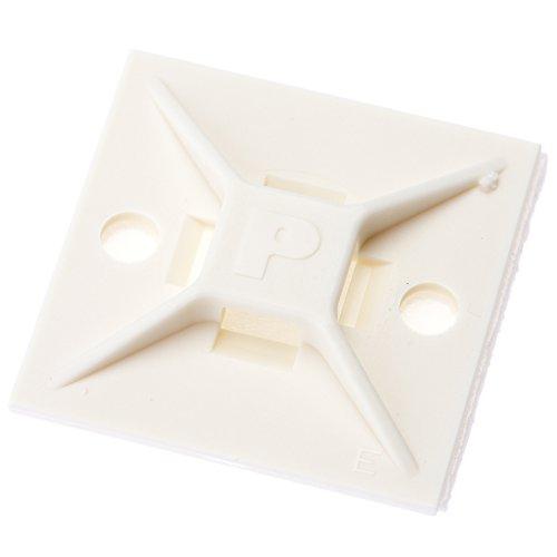 パンドウイットコーポレーション(PANDUIT) パンドウイット マウントベース ゴム系粘着テープ付き 白 ABM112AC 4036492