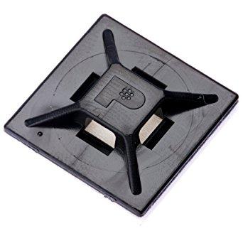 パンドウイットコーポレーション(PANDUIT) パンドウイット マウントベース アクリル系粘着テープ付き 耐候性黒 ABMMATD0  4036816