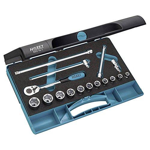 HAZET(ハゼット) HAZET ソケットレンチセット(6角タイプ・差込角9.5mm 
